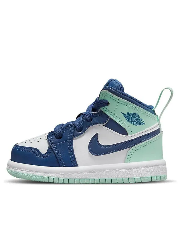 Кроссовки 1 средние Air Jordan — изображение 1 из 4, синий/белый