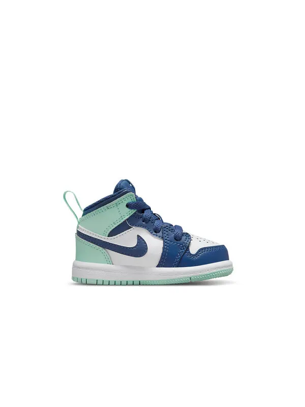 Кроссовки 1 средние Air Jordan — изображение 2 из 4, синий/белый