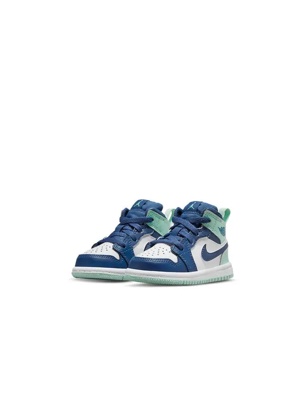 Кроссовки 1 средние Air Jordan — изображение 3 из 4, синий/белый