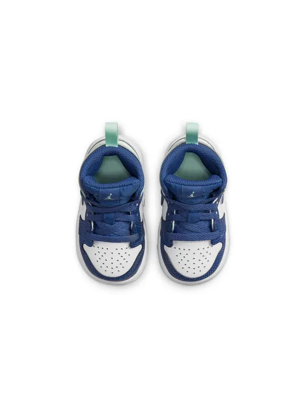 Кроссовки 1 средние Air Jordan — изображение 4 из 4, синий/белый