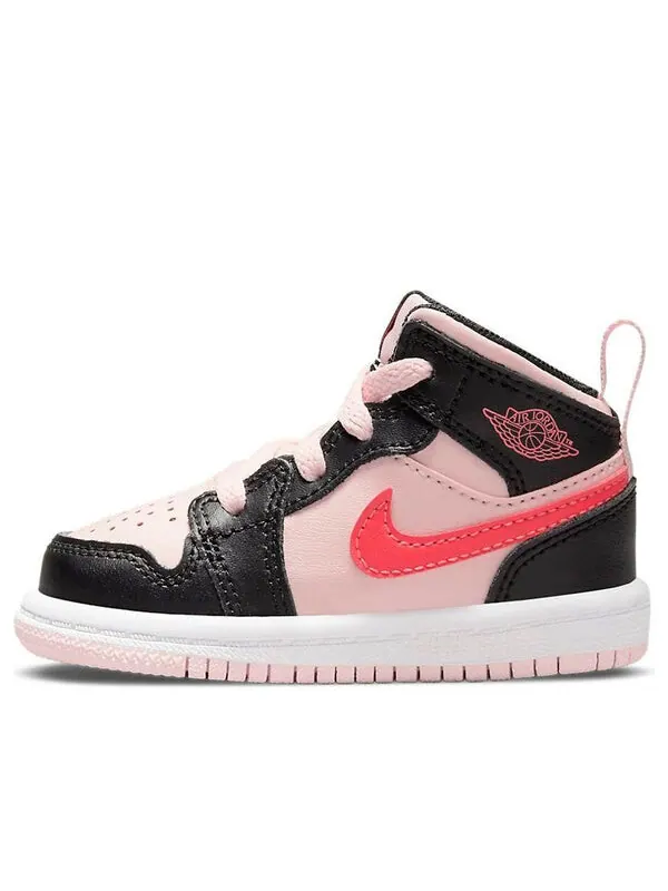 Кроссовки 1 средние Air Jordan — изображение 1 из 4, черный/розовый