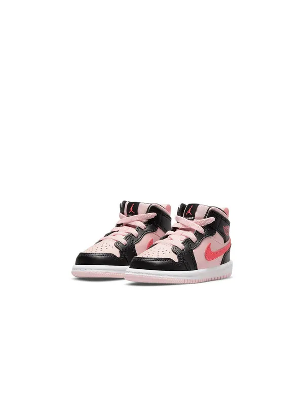 Кроссовки 1 средние Air Jordan — изображение 3 из 4, черный/розовый