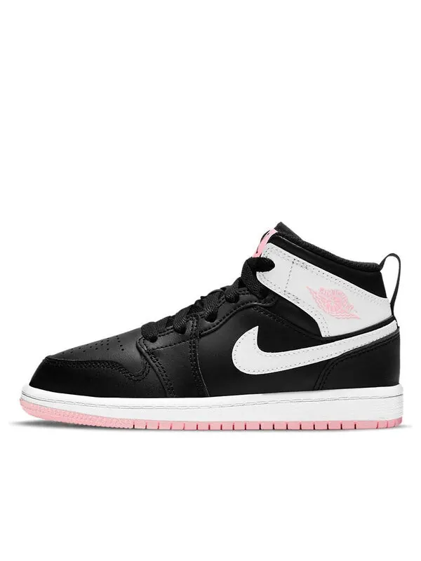 Кроссовки 1 средние Air Jordan — изображение 1 из 4, черный/розовый