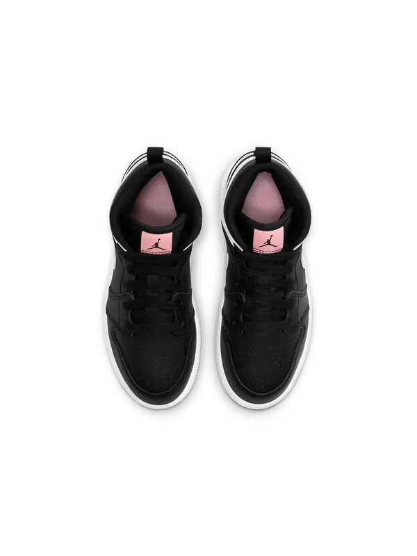 Кроссовки 1 средние Air Jordan — изображение 4 из 4, черный/розовый