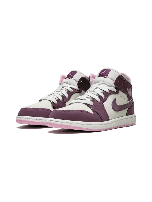 Кроссовки 1 средние Air Jordan — изображение 2 из 4, фиолетовый
