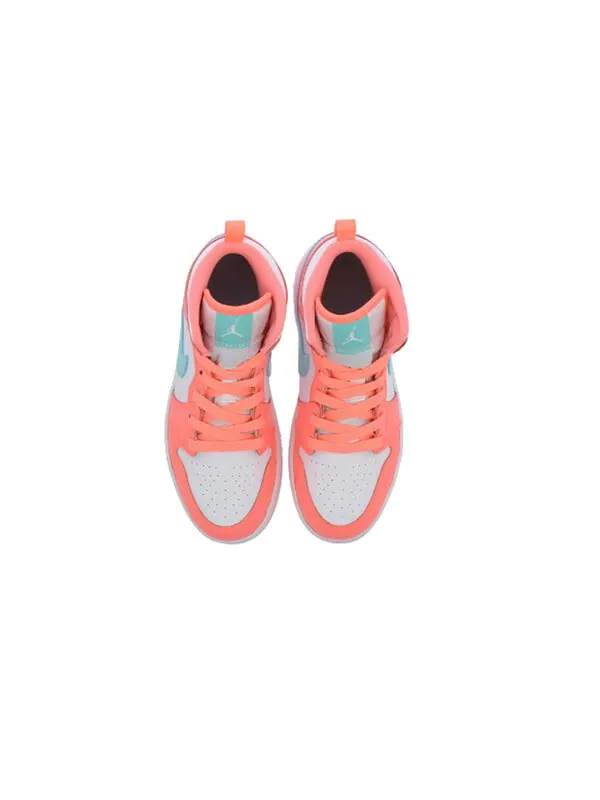 Кроссовки 1 средние Air Jordan — изображение 3 из 4, синий/розовый