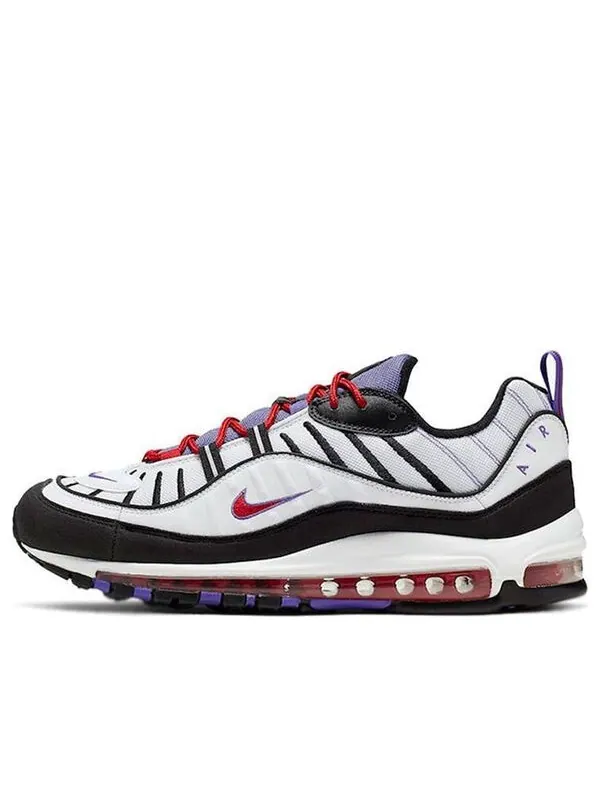 Кроссовки air max 98 Nike — изображение 1 из 4, белый/черный-фиолетовый