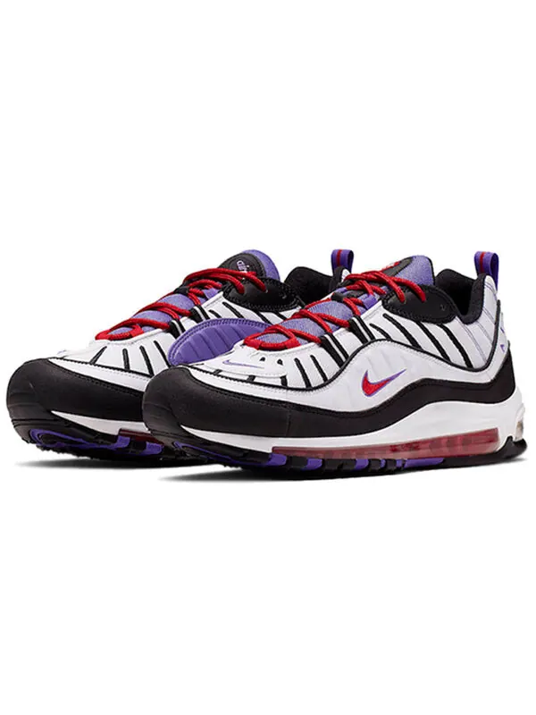 Кроссовки air max 98 Nike — изображение 2 из 4, белый/черный-фиолетовый