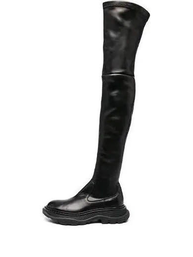 Кроссовки hybrid lace up boot 'black' Alexander Mcqueen — изображение 1 из 4, черный