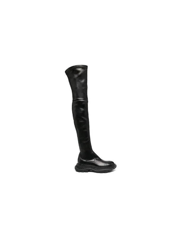 Кроссовки hybrid lace up boot 'black' Alexander Mcqueen — изображение 2 из 4, черный