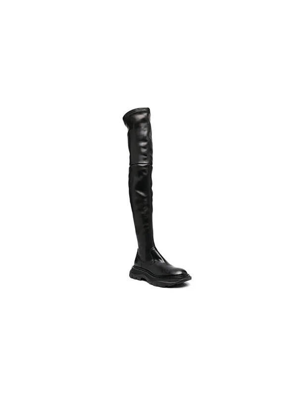 Кроссовки hybrid lace up boot 'black' Alexander Mcqueen — изображение 3 из 4, черный