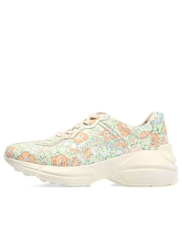 Кроссовки rhyton 'liberty london' Gucci — изображение 1 из 4, зеленый