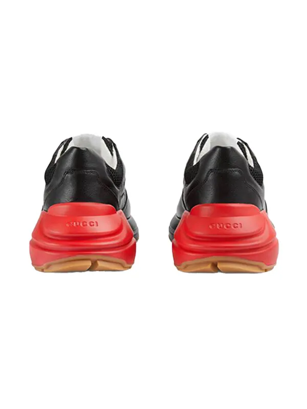 Кроссовки rhyton 'black red green reflective' Gucci — изображение 4 из 4, черный/красный/зеленый