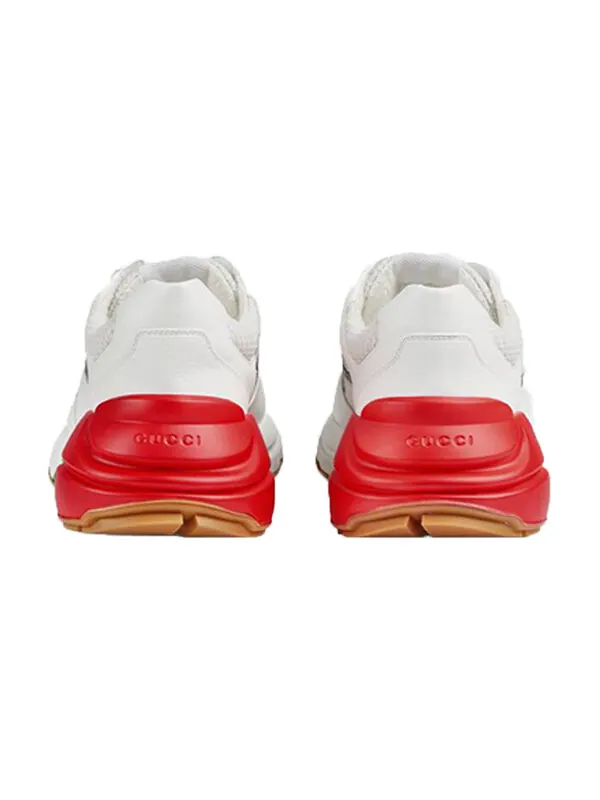 Кроссовки rhyton 'white red green reflective' Gucci — изображение 4 из 4, белый/красный/зеленый