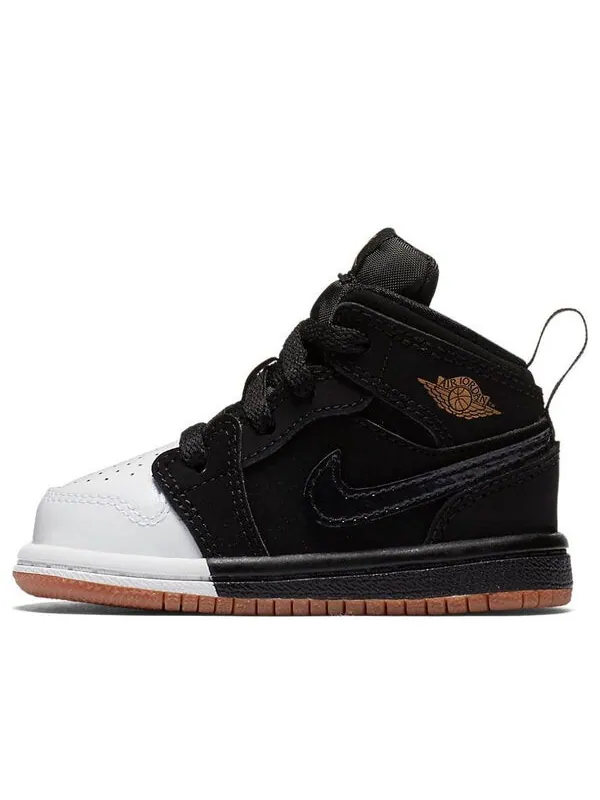 Кроссовки 1 средние Air Jordan — изображение 1 из 3, черный