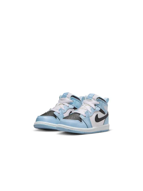 Кроссовки 1 средние Air Jordan — изображение 3 из 4, синий//белый/черный