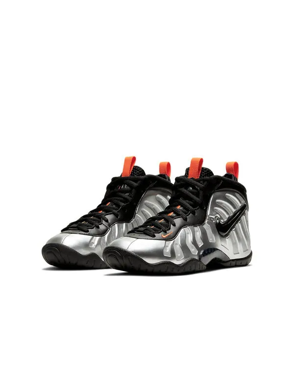 Кроссовки маленькие позитные про Nike — изображение 3 из 4, серебристый/черный