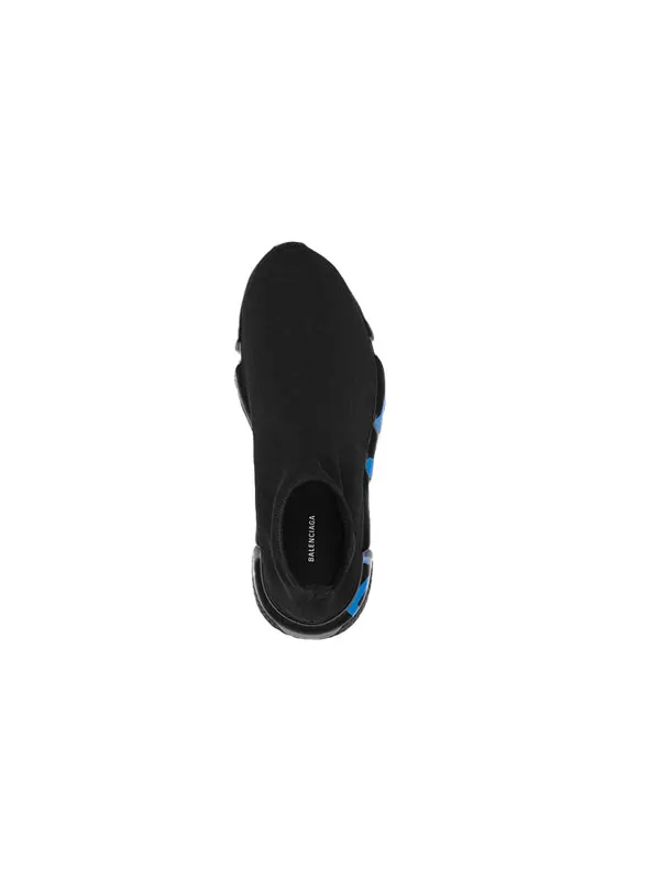 Кроссовки speed sports shoes black/blue Balenciaga — изображение 3 из 4, черный/синий