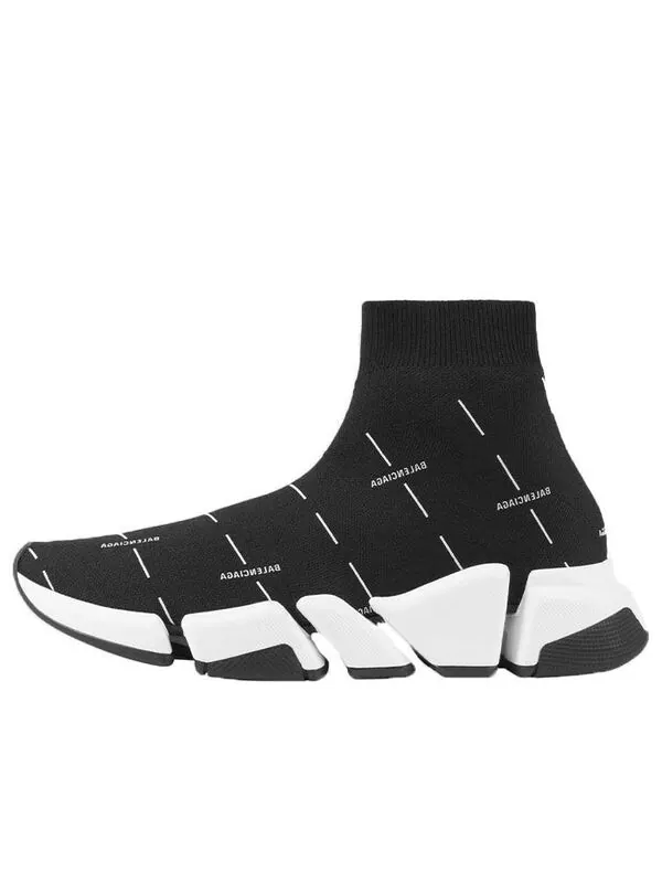 Кроссовки speed 2.0 sneakers black/white Balenciaga — изображение 1 из 4, черный/белый