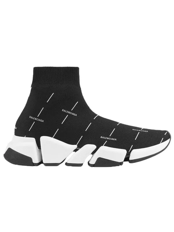 Кроссовки speed 2.0 sneakers black/white Balenciaga — изображение 2 из 4, черный/белый