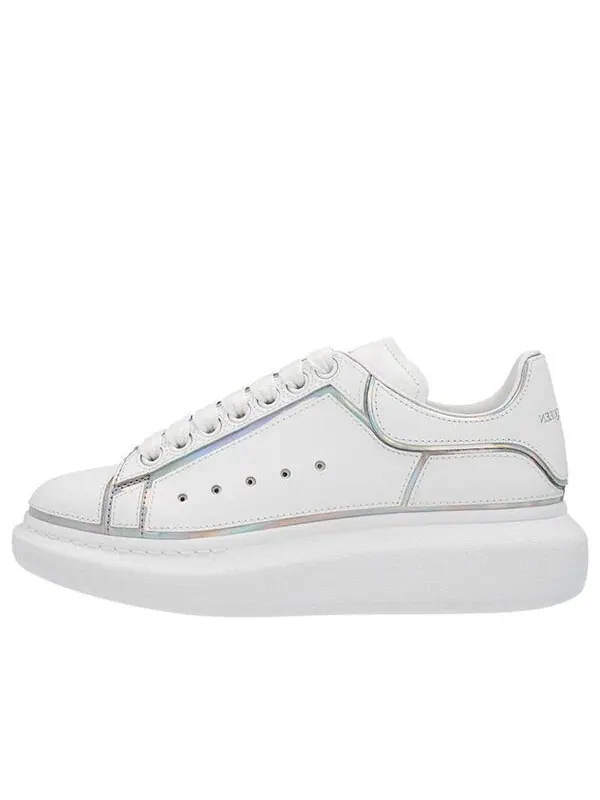 Кроссовки oversized sneaker 'white silver holo' Alexander Mcqueen — изображение 1 из 4, белый/серебристый