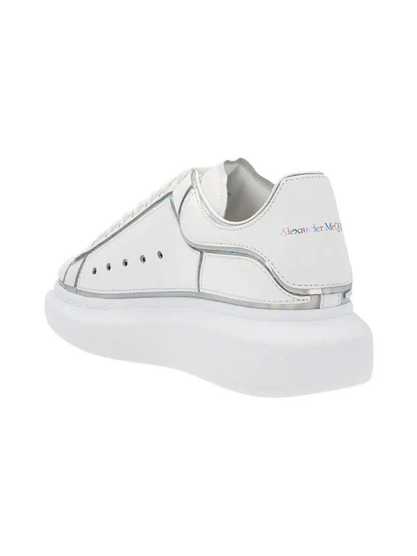 Кроссовки oversized sneaker 'white silver holo' Alexander Mcqueen — изображение 3 из 4, белый/серебристый