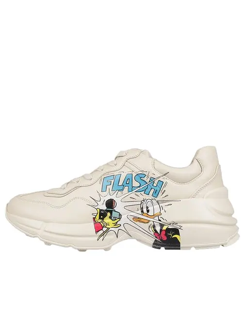 Кроссовки disney x rhyton Gucci — изображение 1 из 4, белый