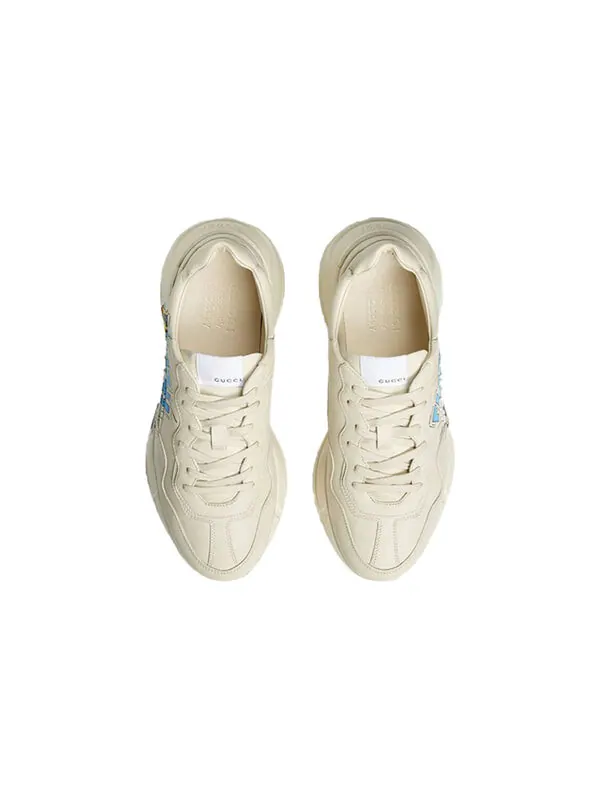 Кроссовки disney x rhyton Gucci — изображение 3 из 4, белый