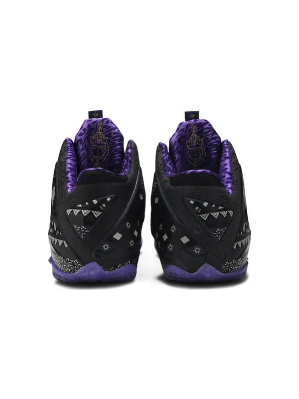 Кроссовки lebron 11 'bhm' Nike — изображение 4 из 4, темный серый//фиолетовый