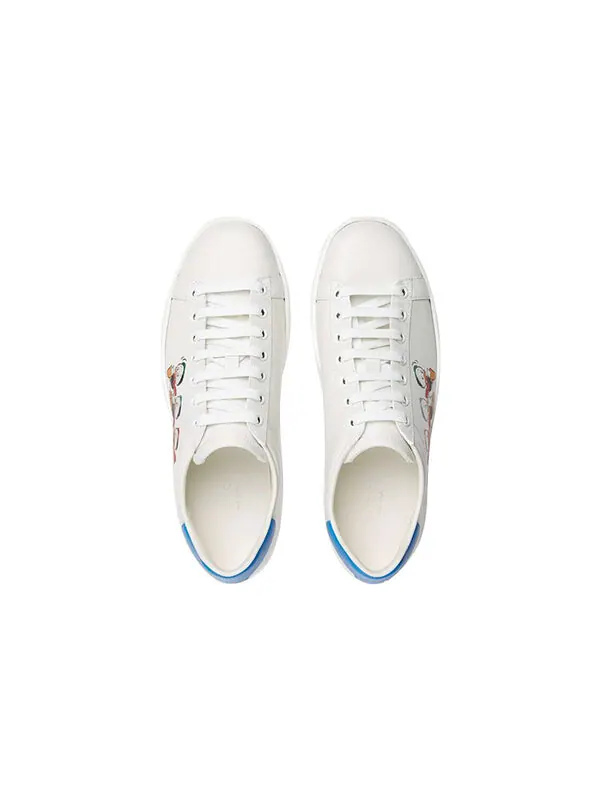 Кроссовки disney x ace 'white blue' Gucci — изображение 3 из 4, белый/синий