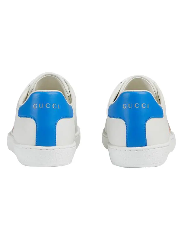 Кроссовки disney x ace 'white blue' Gucci — изображение 4 из 4, белый/синий