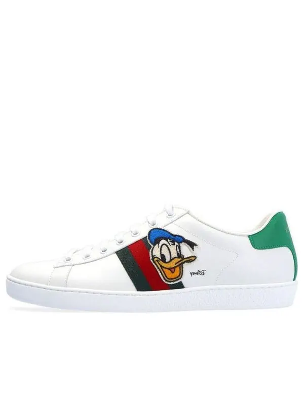 Кроссовки disney x ace Gucci — изображение 1 из 4, белый/красный/зеленый