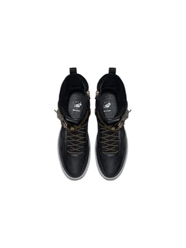 Кроссовки аббревиатура x lab air force downtown 1 hi sp Nike — изображение 3 из 4, черный/черный-оливковый
