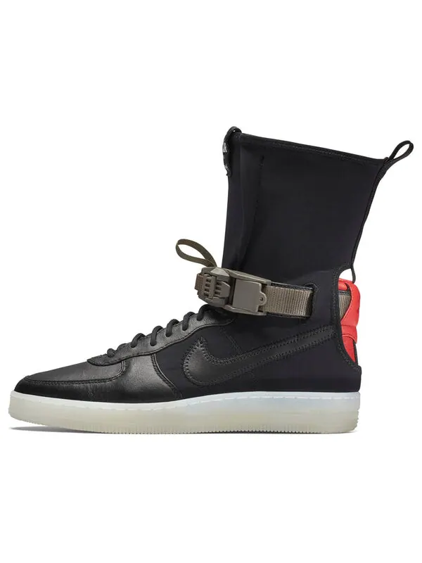 Кроссовки аббревиатура x lab air force downtown 1 hi sp Nike — изображение 1 из 4, черный/яркий-черный