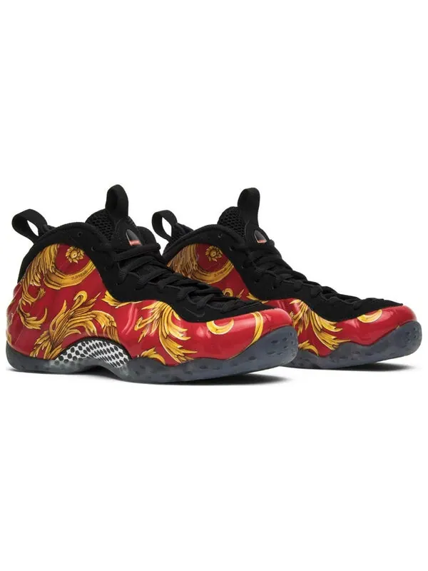 Кроссовки x supreme air foamposite one sp Nike — изображение 4 из 4, красный/золотистый