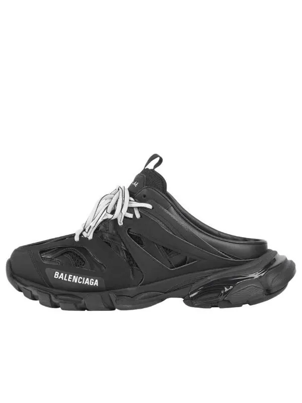 Сандалии track mule 'black' Balenciaga — изображение 1 из 4, черный/белый