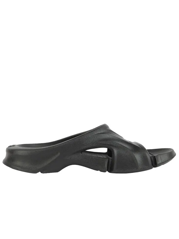 Тапочки mold slides 'black' Balenciaga — изображение 2 из 4, черный