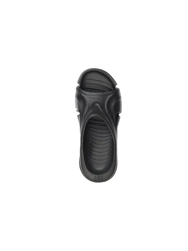 Тапочки mold slides 'black' Balenciaga — изображение 3 из 4, черный