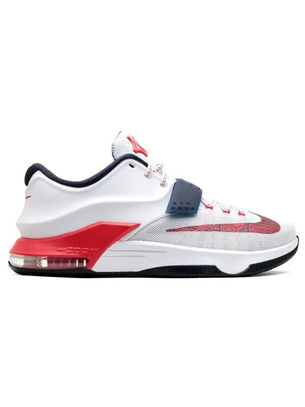Кроссовки кд 7 Nike — изображение 2 из 3, белый/черный/красный