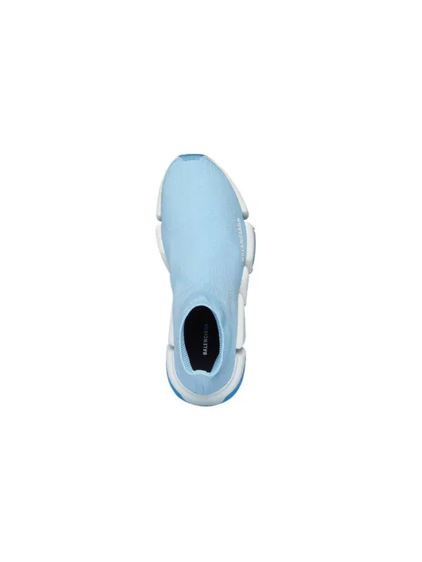 Кроссовки speed 2.0 trainers 'rib-knit blue' Balenciaga — изображение 4 из 4, синий/белый