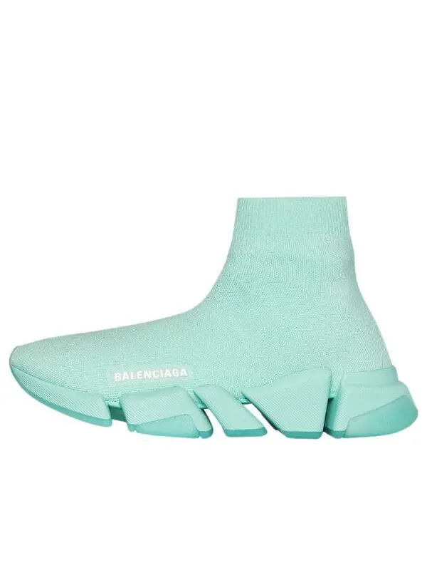 Кроссовки speed 2.0 sneakers 'recycled transparent sole mint' Balenciaga — изображение 1 из 4, белый