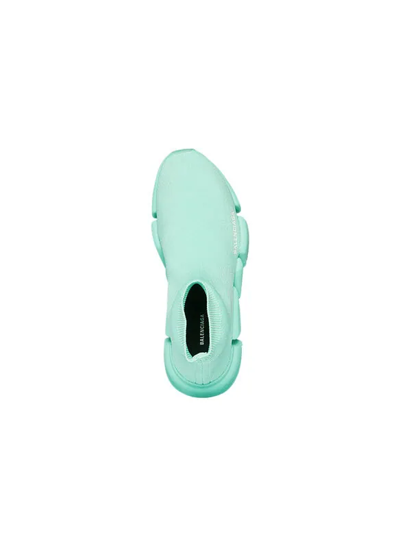 Кроссовки speed 2.0 sneakers 'recycled transparent sole mint' Balenciaga — изображение 4 из 4, белый