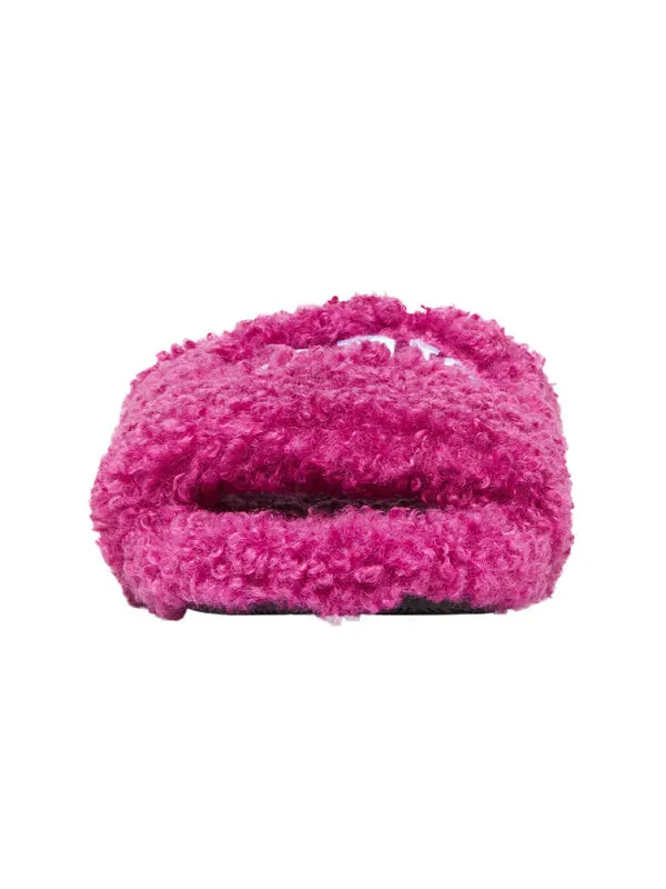Тапочки cities paris furry slides 'pink' Balenciaga — изображение 3 из 4, розовый