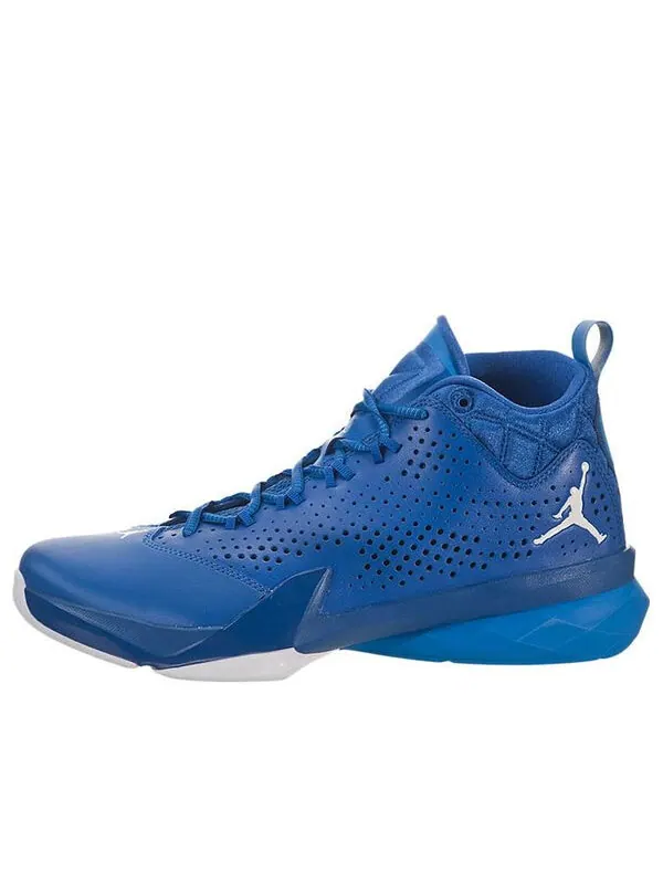 Кроссовки flight time 14.5 высокие Air Jordan — изображение 1 из 4, синий/белый