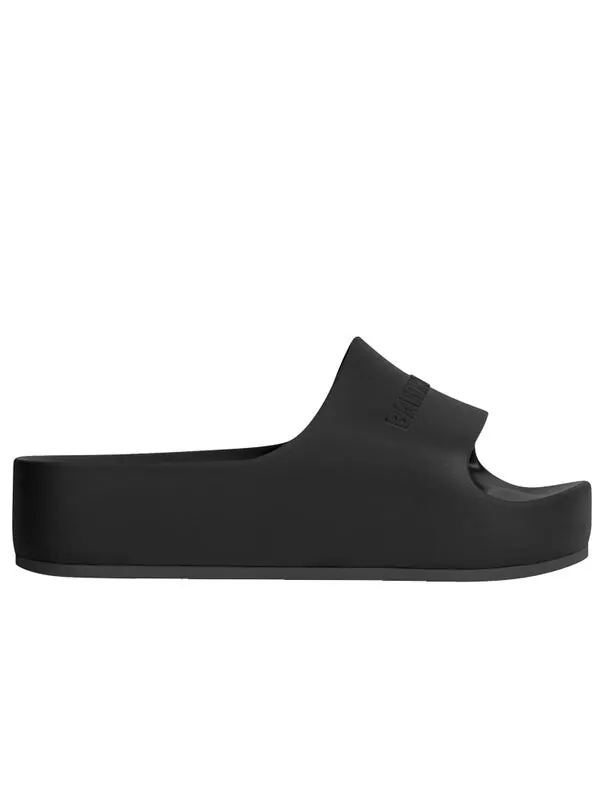 Тапочки chunky slides 'black' Balenciaga — изображение 3 из 4, черный