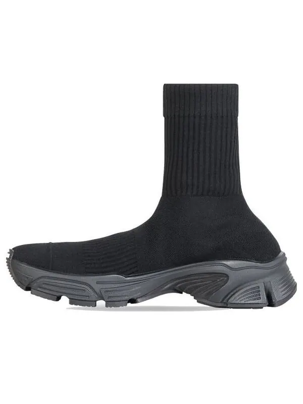 Кроссовки speed 3.0 monocolor sneakers 'recycled black' Balenciaga — изображение 1 из 4, черный/белый