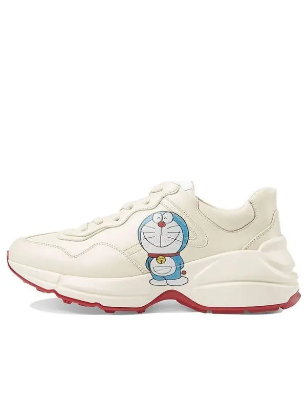 Кроссовки x doraemon rhyton 'ivory' Gucci — изображение 1 из 4, белый