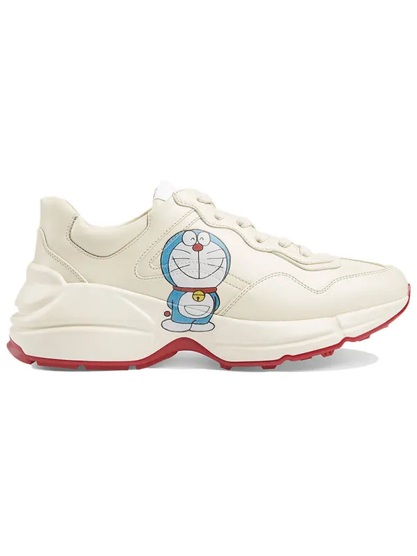Кроссовки x doraemon rhyton 'ivory' Gucci — изображение 2 из 4, белый