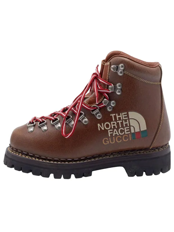 Кроссовки ankle boot x the north face 'brown' Gucci — изображение 1 из 4, коричневый