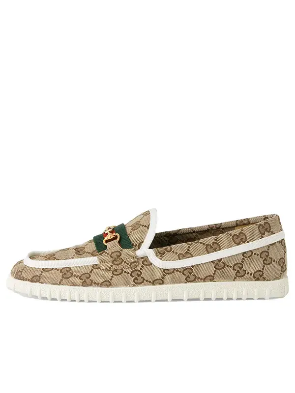 Кроссовки gg supreme driving shoes 'neutrals' Gucci — изображение 1 из 4, бежевый